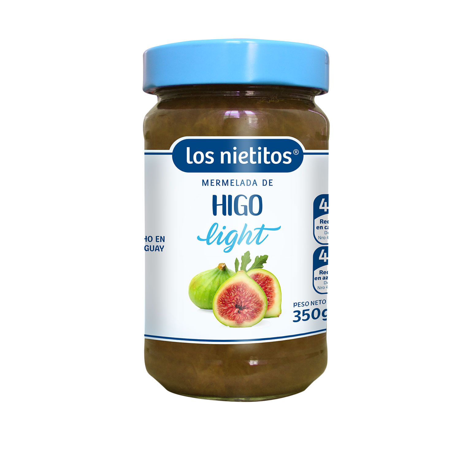 7730124002859 MERMELADA LOS NIETITOS LIGHT FCO. 350 GRS. HIGO (52105)