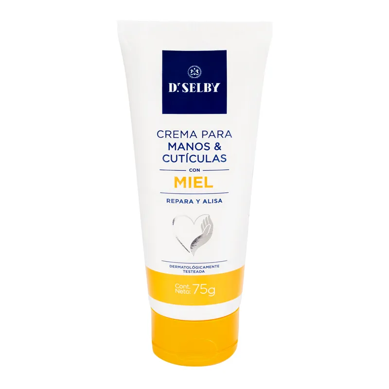 CREMA DE MANOS Y CUTICULAS DR. SELBY 75 GRS. C/MIEL (4074)