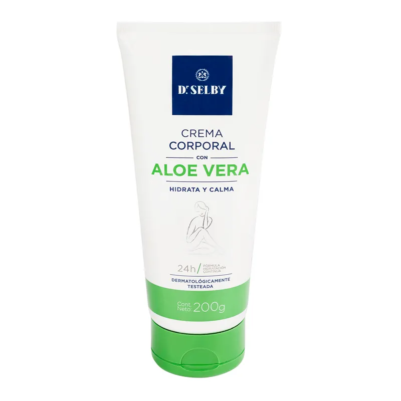 7730188376552 CREMA P/CUERPO DR. SELBY 200 GRS. ALOE VERA (4070)