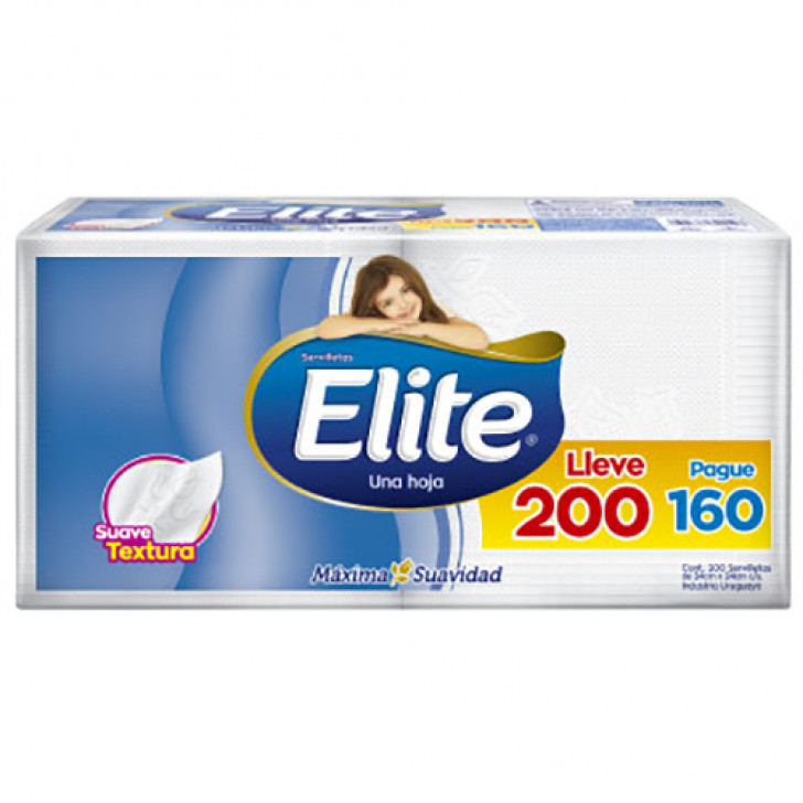 7730219014651 SERVILLETA ELITE COCKTAIL PROMO 200 X 160 UN. (1365)