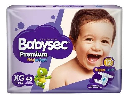 7730219038084 PAÑAL BABYSEC PREMIUM FLEXIPROTECT XG 48 UN.+T.HUM.