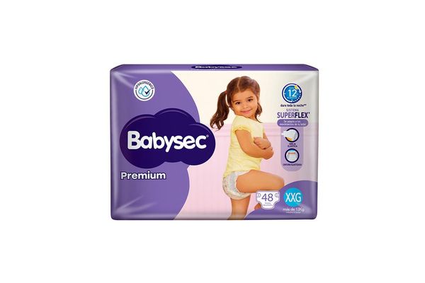 7730219038091 PAÑAL BABYSEC PREMIUM FLEXIPROTECT XXG 48 UN.+T.HUM.