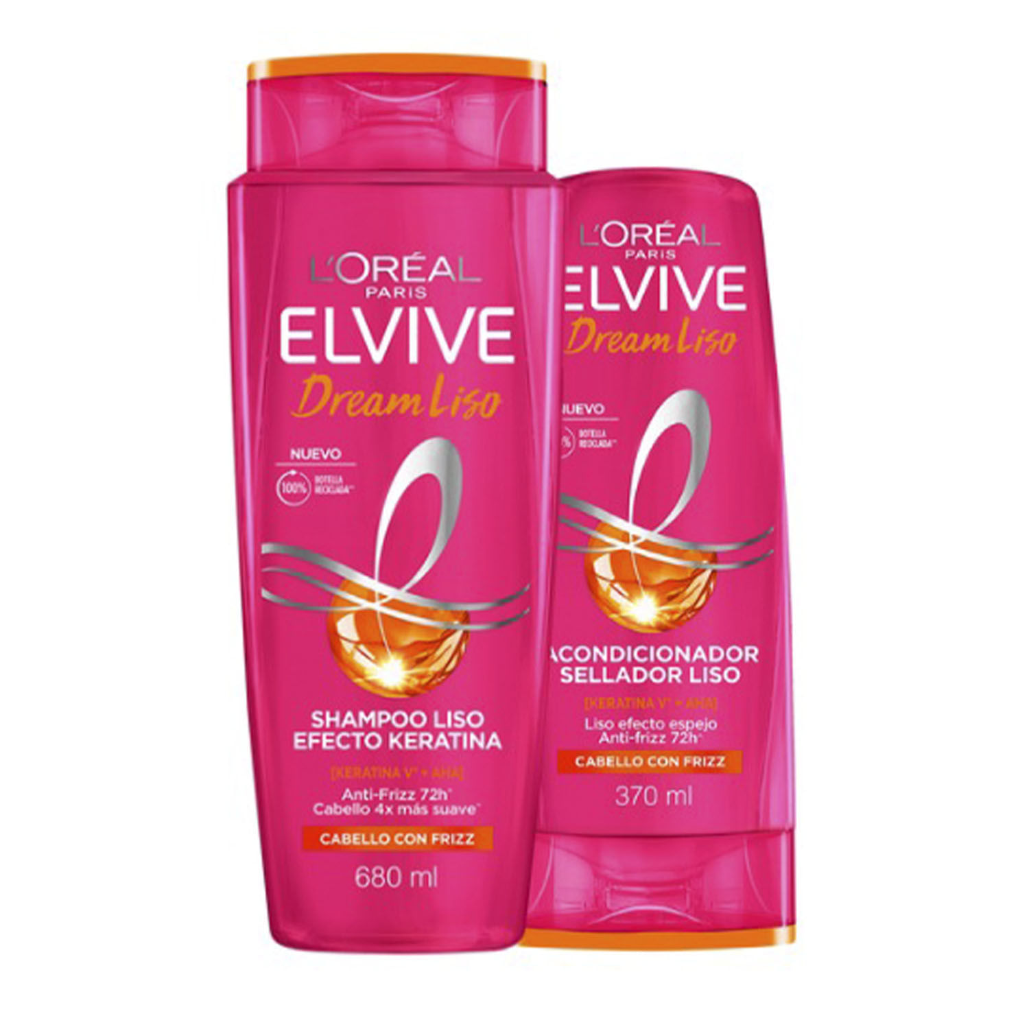 7730317080152 SHAMPOO ELVIVE 680 ML. + ACOND. 350 ML. DREAM LISO (ZUY01888)