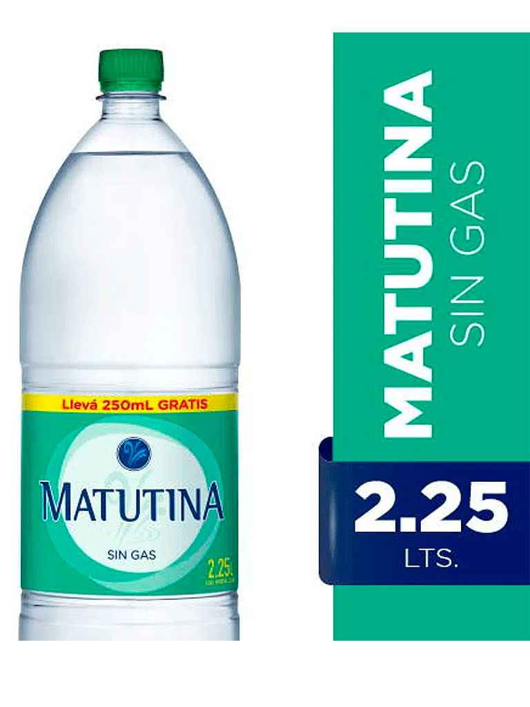 7730400003877 AGUA MATUTINA S/GAS 2,500 LT. (3015)