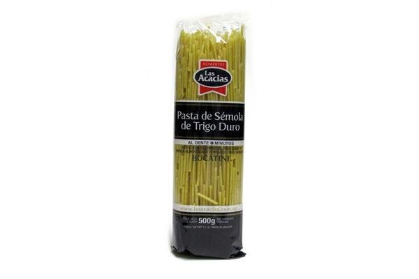 FIDEOS LAS ACACIAS P. DURA SEMOLA 500 GRS. BUCATTINI (13238)