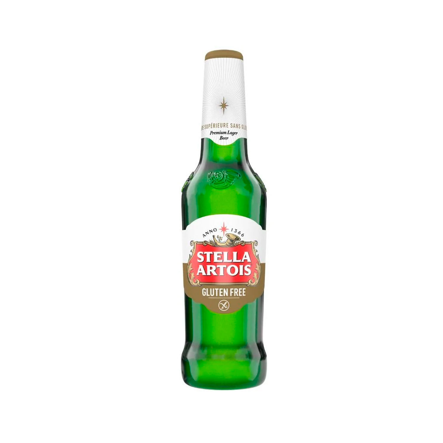 CERVEZA STELLA ARTOIS L/GLUTEN OW 330 CC. (ENV. DESC.)