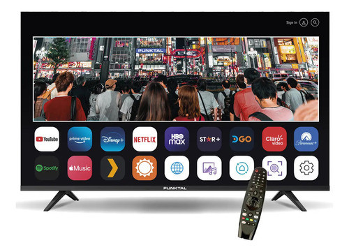 7730719008679 TELEVISOR PUNKTAL LED 55" PK-55W4K WEB SMART FRAMELESS (3777)