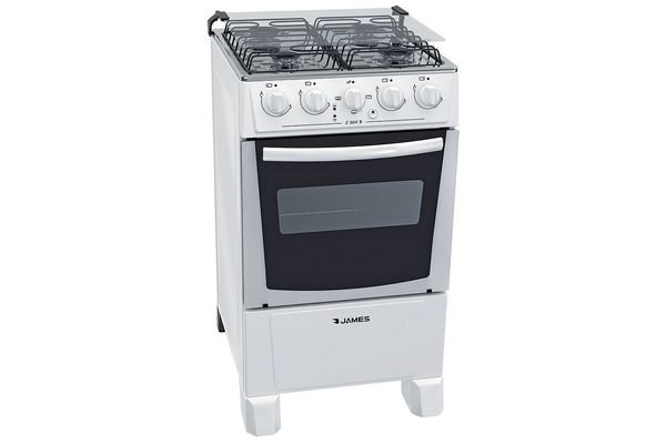 7730749008328 COCINA JAMES C205 B 4 HORN. Y HORNO ELECTRICO BLANCA (4205)