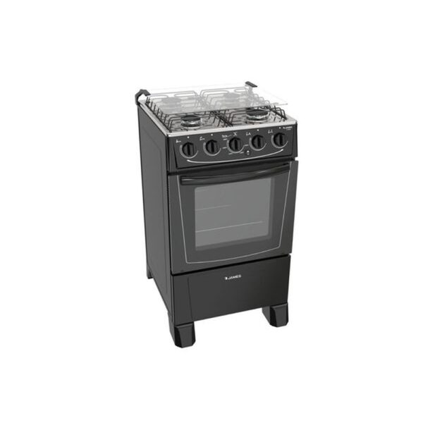 7730749008922 COCINA JAMES C150B 5 H.GAS H/GAS NEGRA (3152)