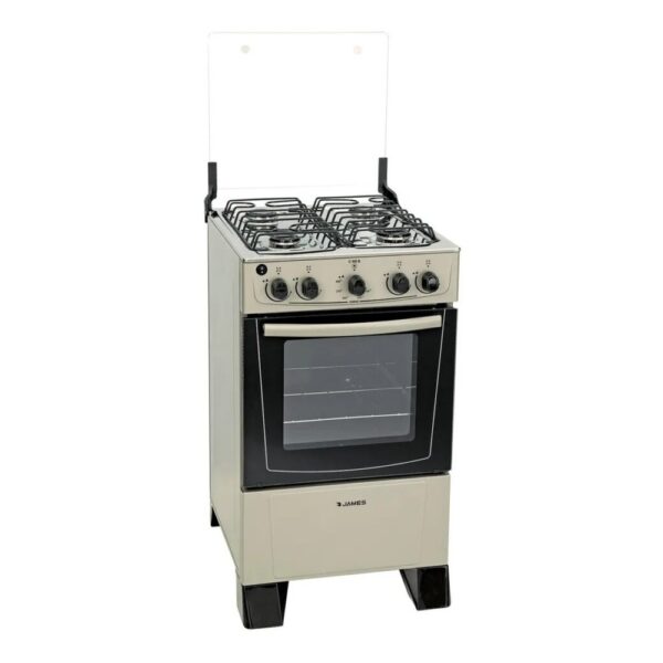 7730749009851 COCINA JAMES C150B 5 H.GAS H/GAS TITANIUM (3154)