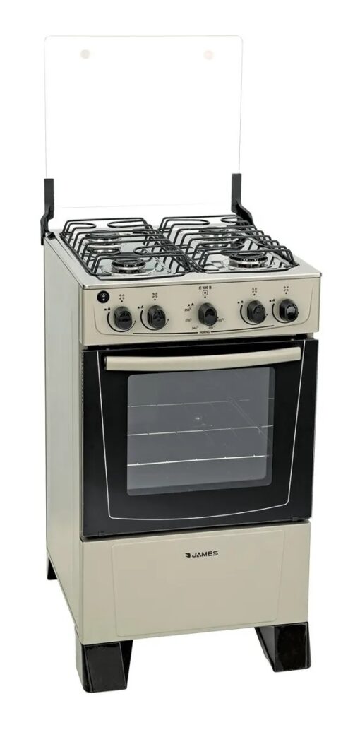 7730749009851 COCINA JAMES C150B 5 H.GAS H/GAS TITANIUM (3154)