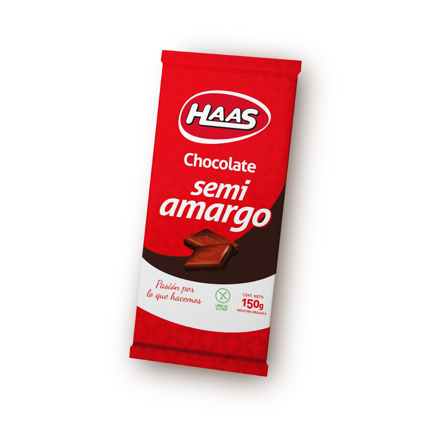 7730903753460 CHOCOLATE HAAS L/GLUTEN 120 GRS. SEMI AMARGO (70344)