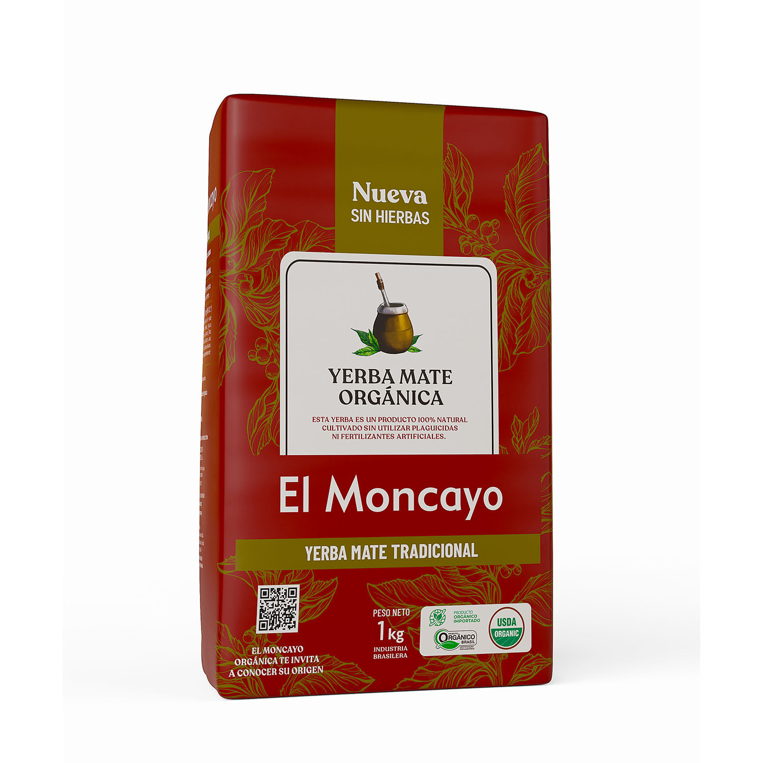 7730910601501 YERBA EL MONCAYO ORGANICA TRADICIONAL 1 KG. (48)