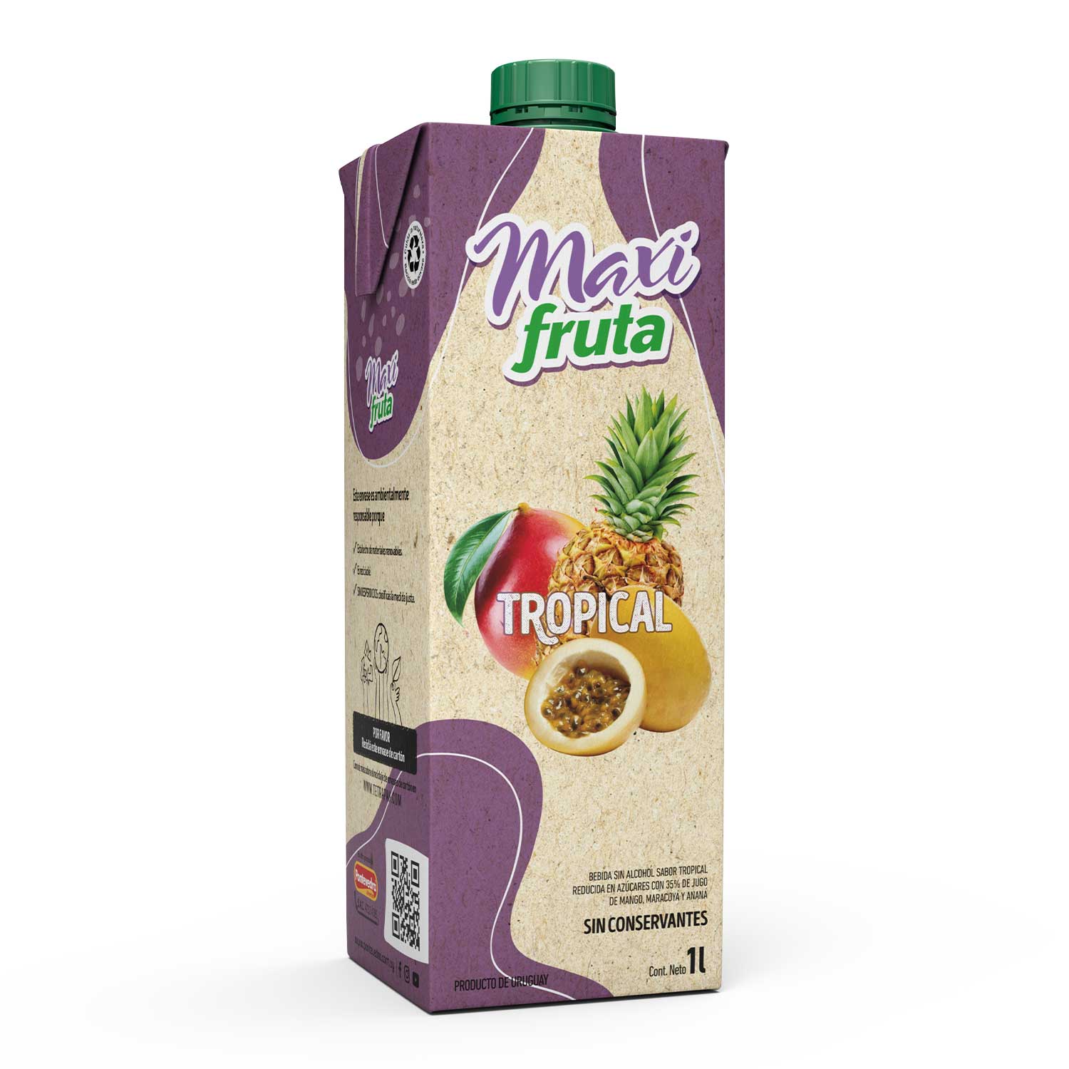 JUGO MAXI FRUTA TETRA 1 L. TROPICAL (5047)