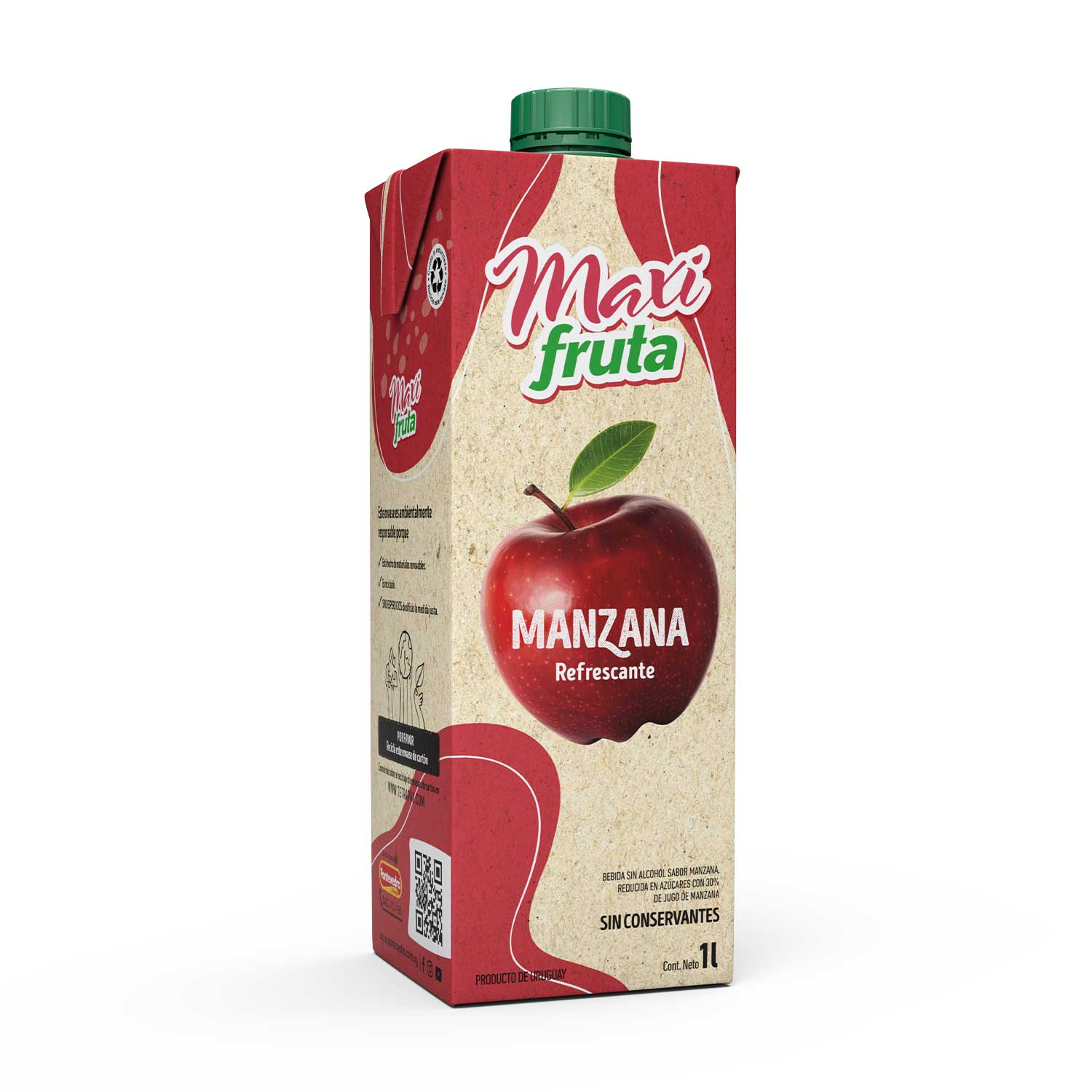 7730976822889 JUGO MAXI FRUTA TETRA 1 L. MANZANA (5044)