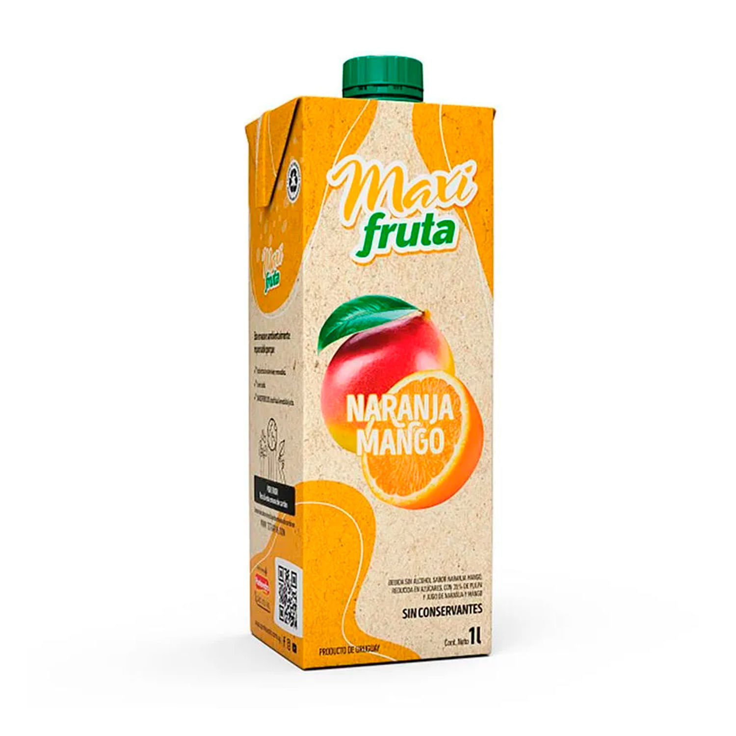 7730976823282 JUGO MAXI FRUTA TETRA 1 L. NARANJA-MANGO (5081)