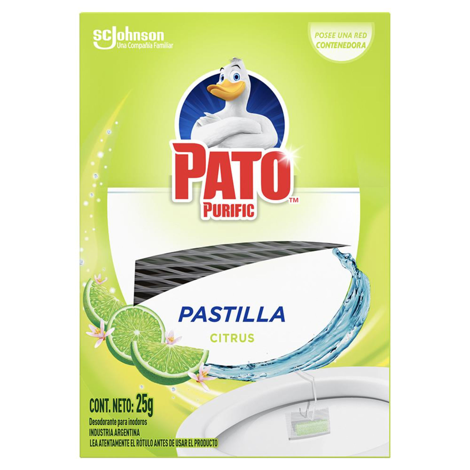 7790520026187 D. AMB. PATO P/INOD. PASTILLA 25 GRS. CITRUS (60588)