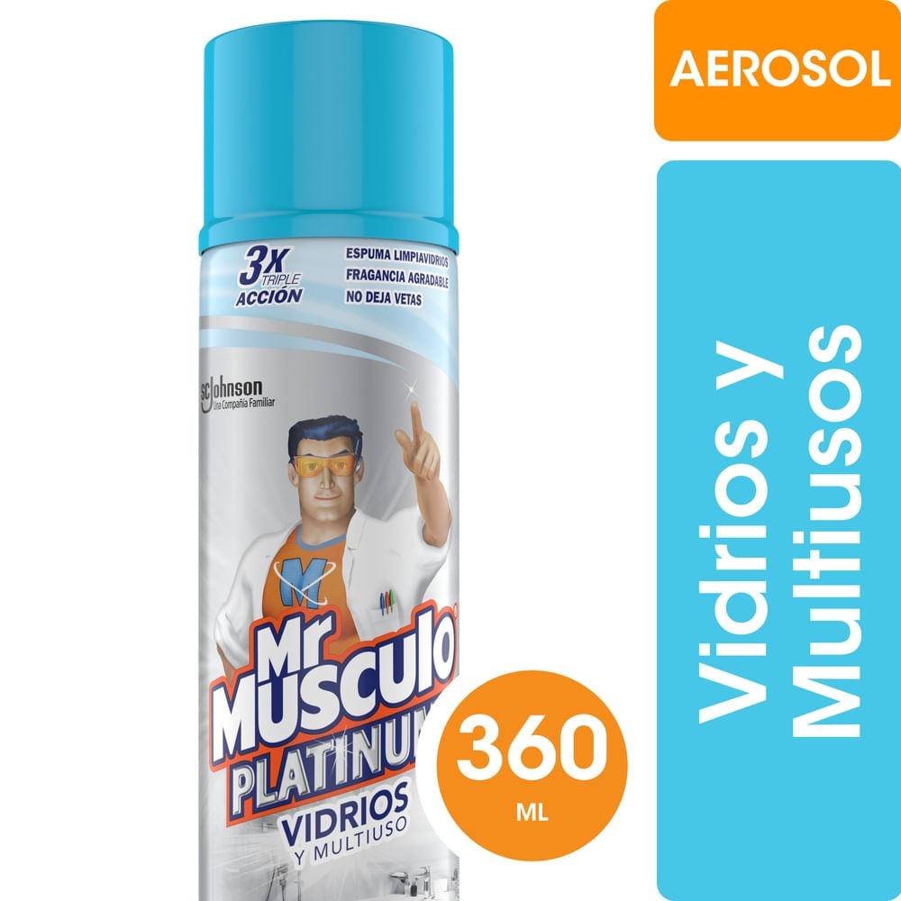 7790520028044 LIMPIADOR MR. MUSCULO VIDRIOS AER. 360 CC. (60592)
