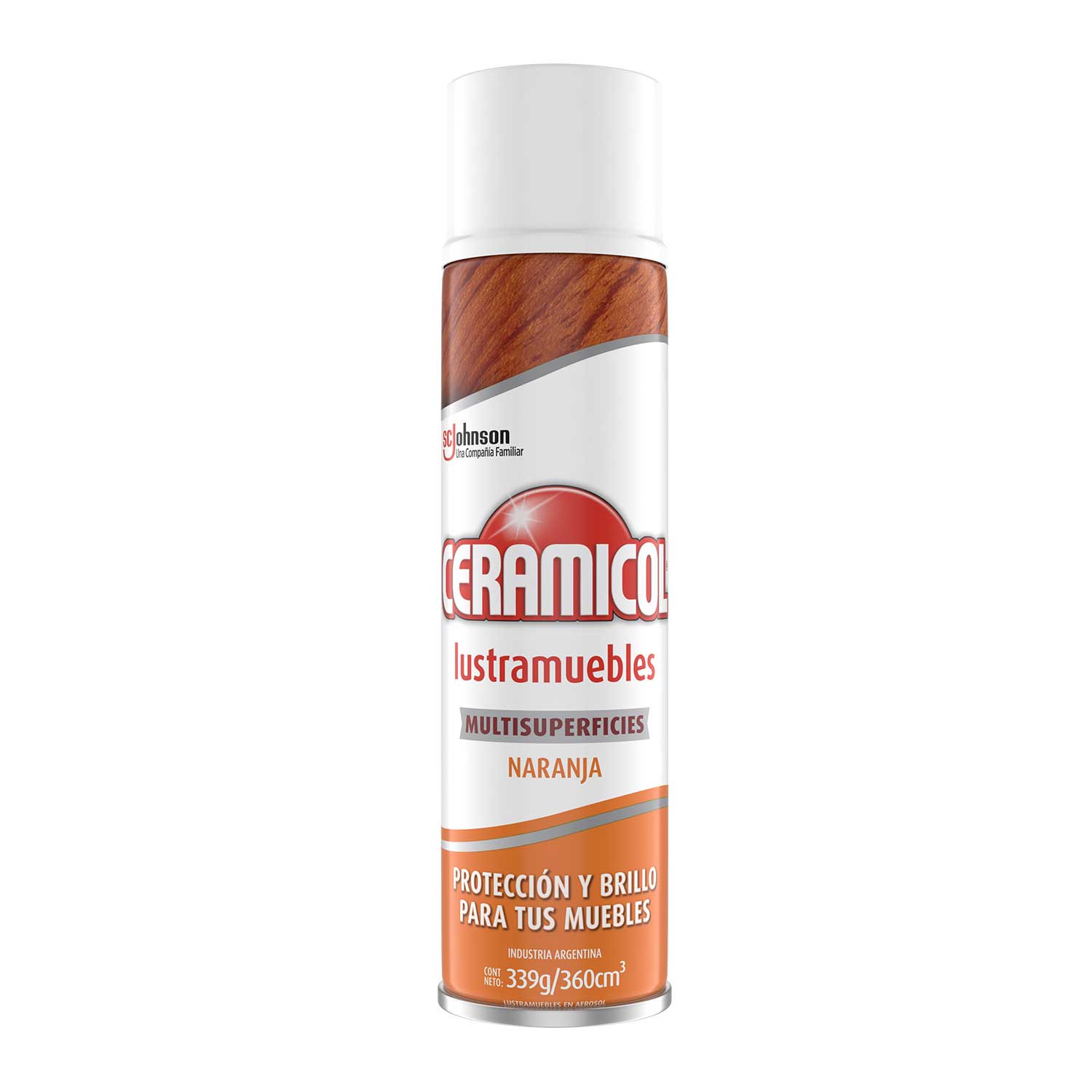 7790520028723 LUSTRAMUEBLE CERAMICOL MULTISUPERF. AER. 360 CC. NARANJA