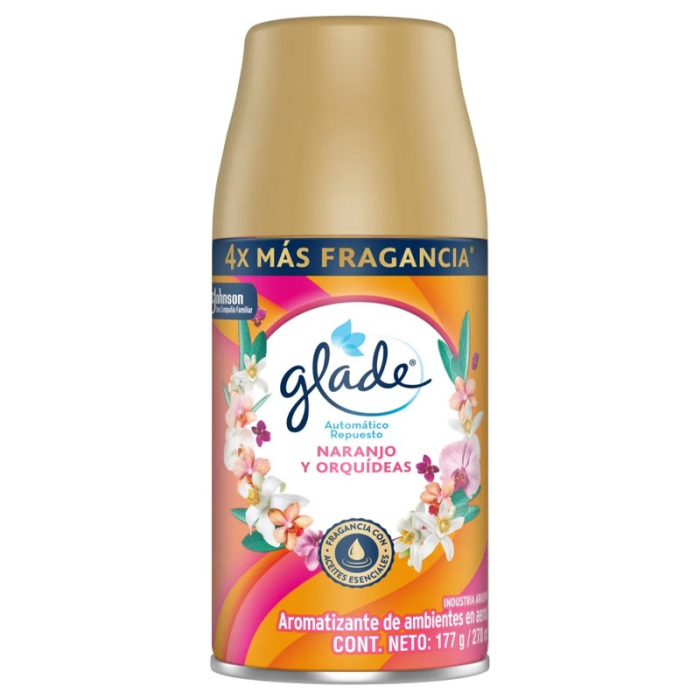 D. AMB. GLADE AUTOMATICO AER. REP. 270 CC. NARANJO Y ORQUIDEA (60616)