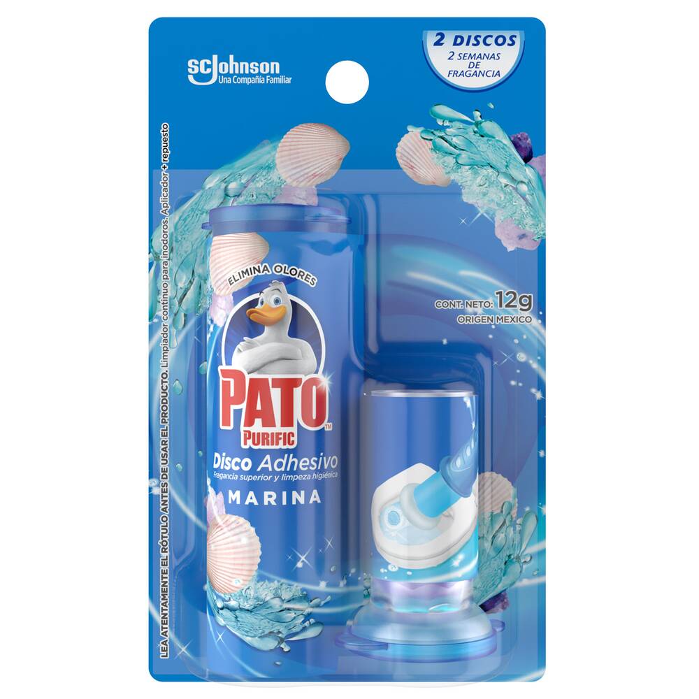 7790520991164 LIMPIADOR PATO DISCO ACT. GEL APARATO+REC. 2 D. MARINA