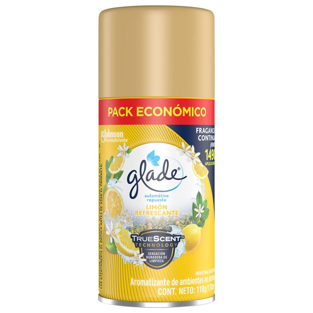 D. AMB. GLADE AUTOMATICO AER. REP. 170 CC. LIMON (60511)