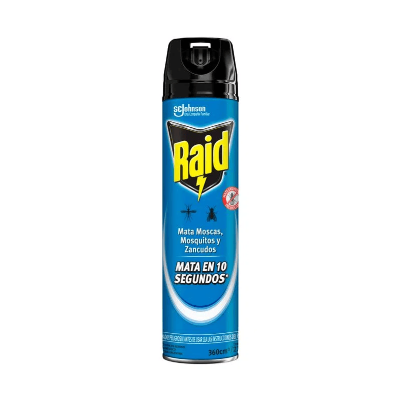7790520997623 INSECTICIDA RAID AER. 360 CC. MMM POWER SHOT AZUL (61091)