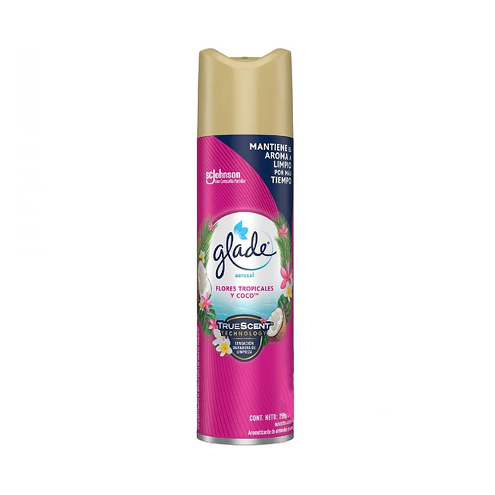 7790520998200 D. AMB. GLADE AER. 360 CC. FLORES TROPICALES Y COCO (60516)