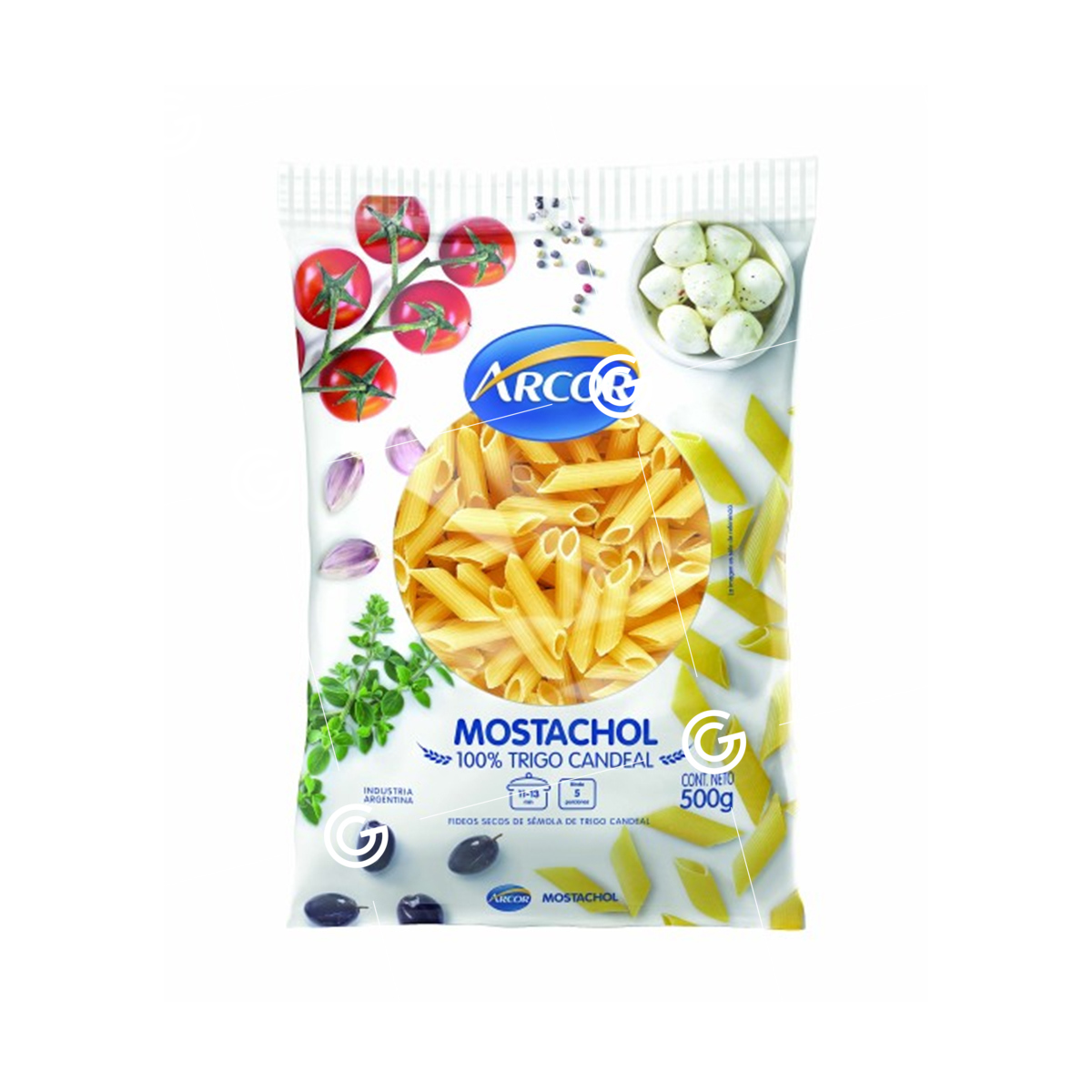 FIDEOS ARCOR SEM. DE TRIGO CANDEAL 500 GRS. MOSTACHOL (5043098)