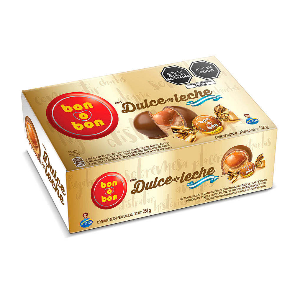 7790580421663 BOMBONERA BON O BON 288 GRS./18 UN. DULCE LECHE (5042161)