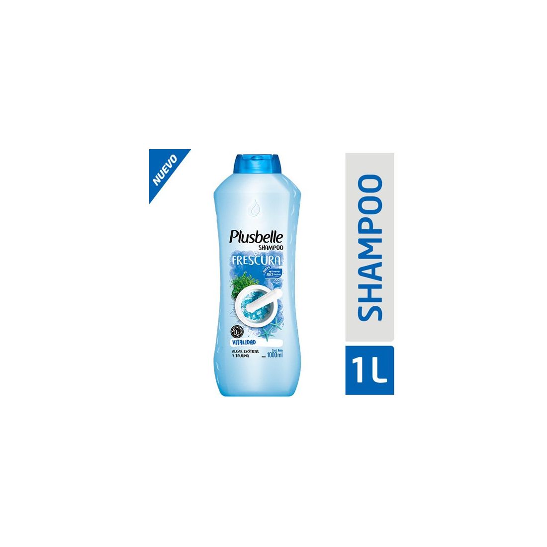 7790740000240 SHAMPOO PLUSBELLE 1 LT. FRESCURA (46016)