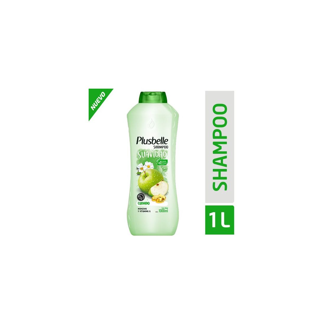 SHAMPOO PLUSBELLE 1 LT. SUAVIDAD (46017)