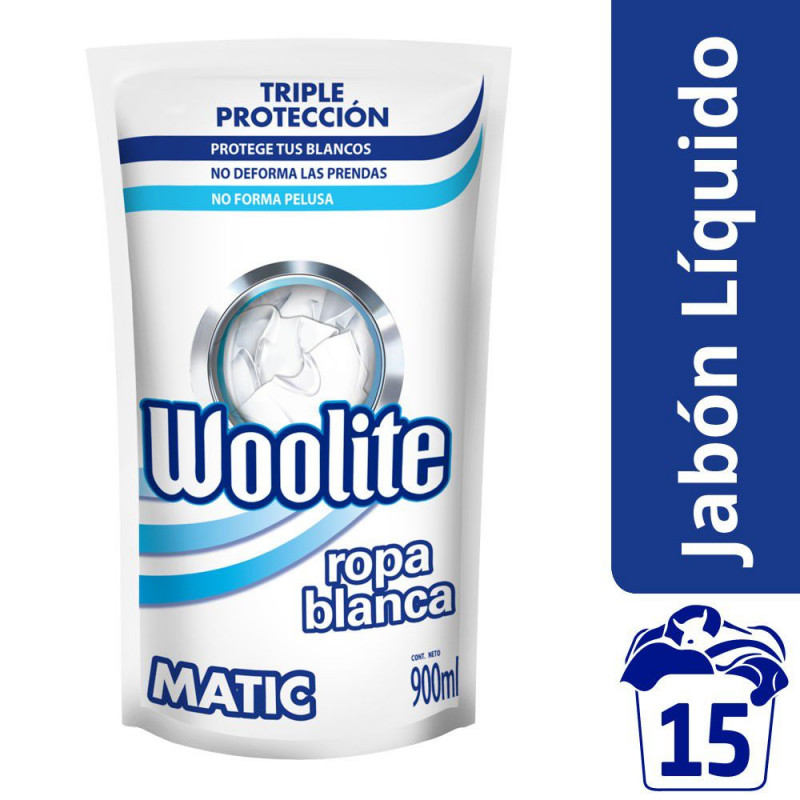 7791130962421 JABON LIQ. WOOLITE P/MAQ. DP 900 ML. ROPA BLANCA (7516)