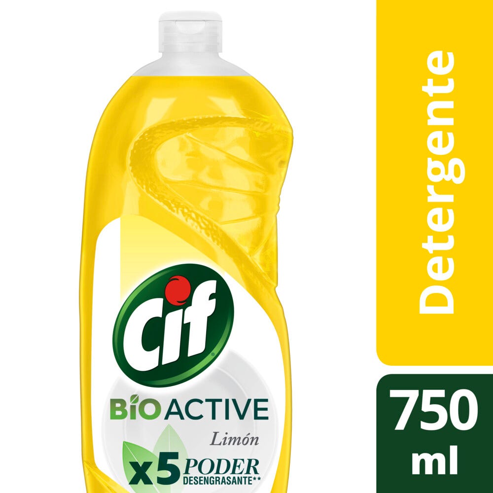 DET. LIQ. CIF BIOACTIVE 750 ML. LIMON (69686492)