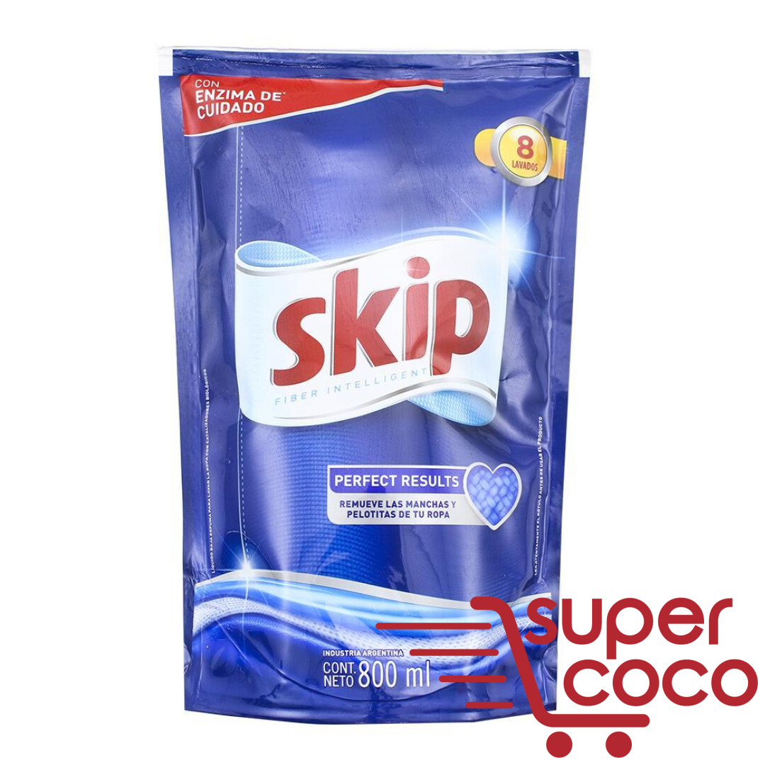 JABON LIQ. SKIP BIO-ENZIMAS DP. 800 ML. CLASICO (64360736)