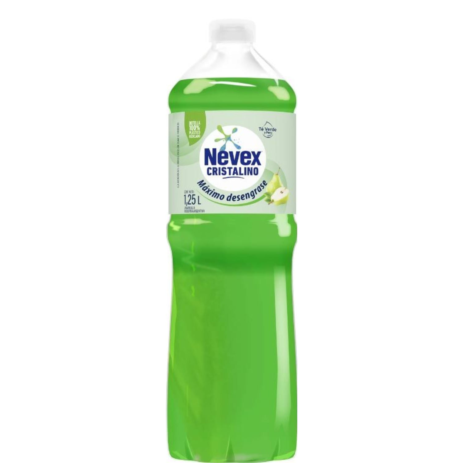 7791290794016 DET. LIQ. NEVEX CRISTALINO 1250 CC. TE VERDE Y PERA (6969011
