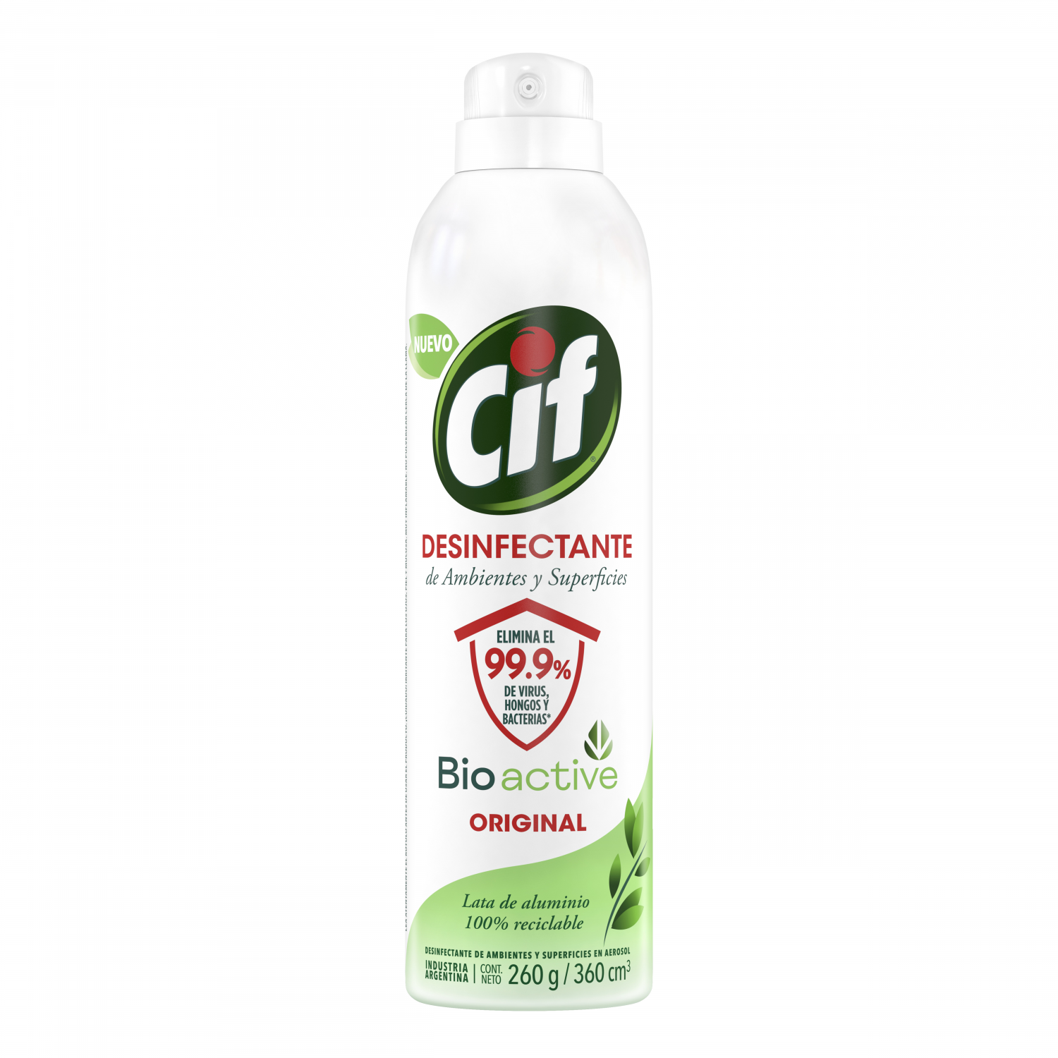 7791290795778 D. AMB. CIF DESINFECTANTE AER. 360 ML. ORIGINAL (64329000)