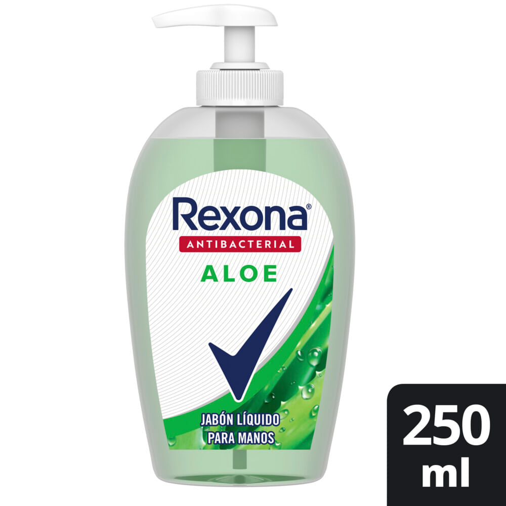 7791293041803 JABON REXONA LIQ. P/MANOS ANTIB. 250 ML. ALOE (67961478)