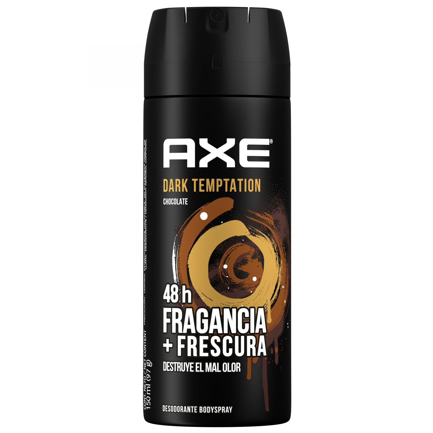 7791293042718 DESOD. AER. AXE B.SPRAY 96 GRS. DARK TEMPTATION CHOCOLATE