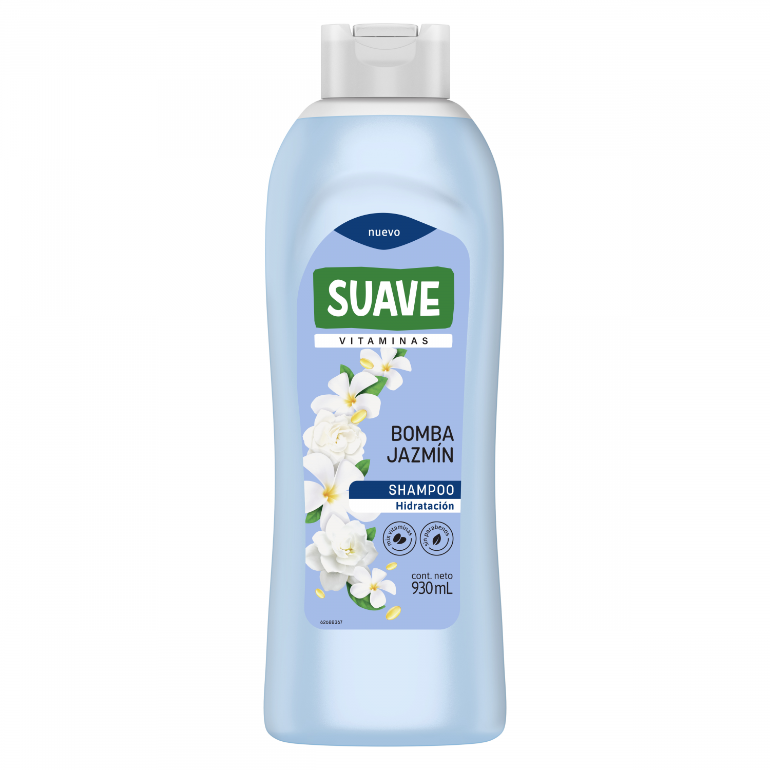 7791293050393 SHAMPOO SUAVE 930 ML. VITAMINAS BOMBA JAZMIN (62680207)
