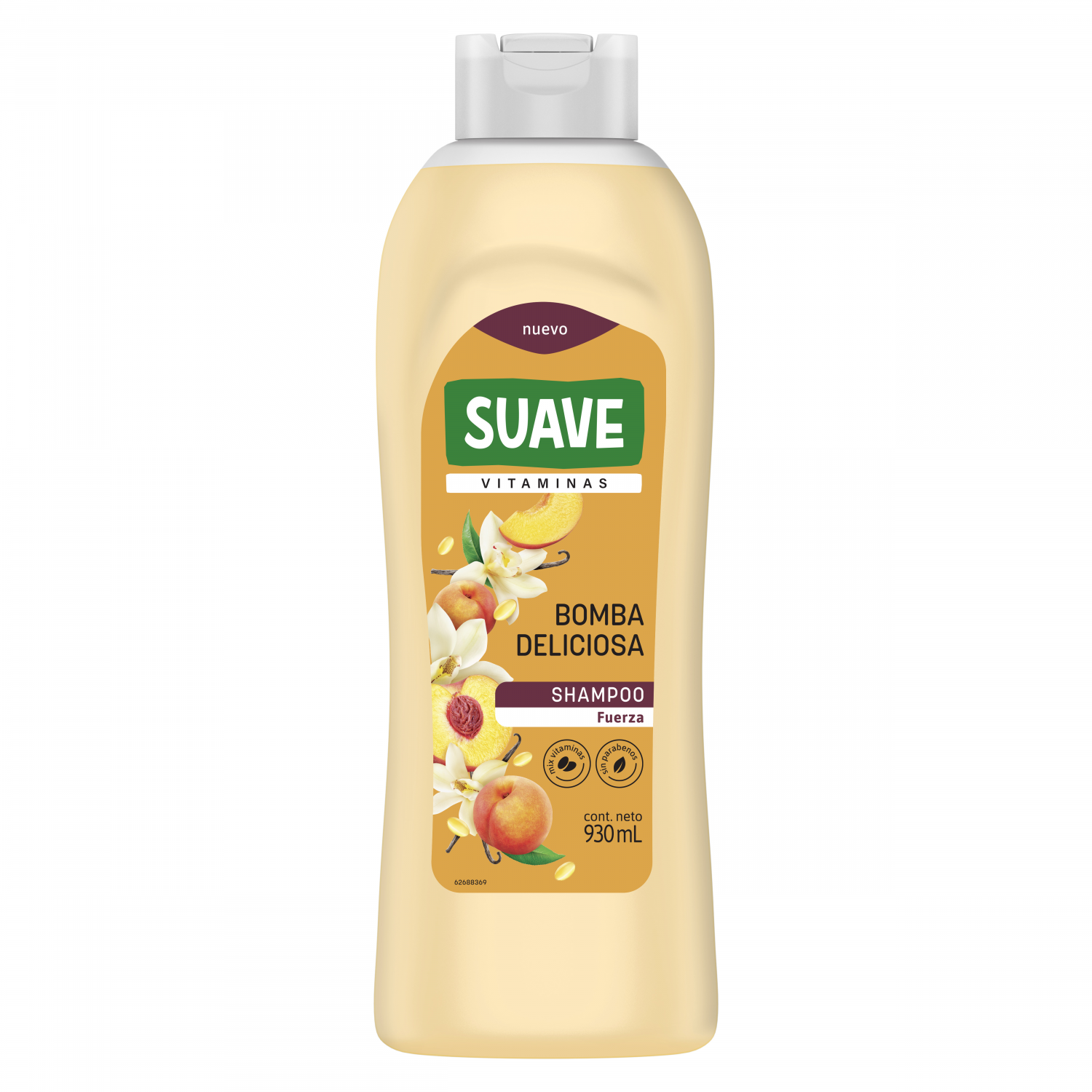 SHAMPOO SUAVE 930 ML. VITAMINAS BOMBA DELICIOSA (62680209)