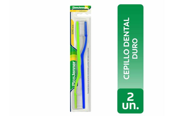 7793100151408 CEPILLO DENTAL PICO JENNER DURO PLUS 2 UN. (04837A)