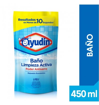 7793253005283 LIMPIADOR AYUDIN BAÑO ANTISARRO D.PACK 450 ML. (17413)