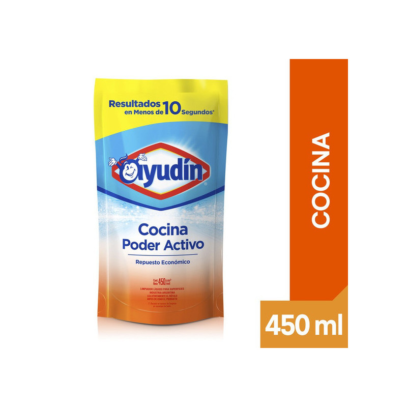 7793253005313 LIMPIADOR AYUDIN COCINA D.PACK 450 ML. (17502)
