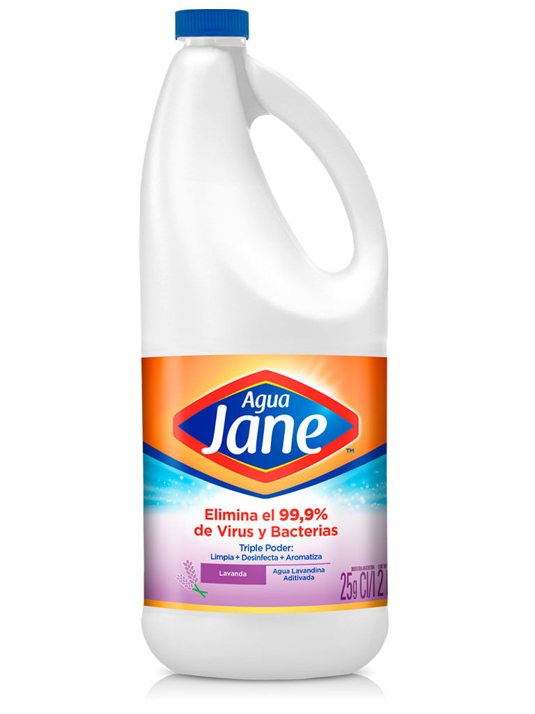 7793253005528 AGUA JANE TRIPLE PODER 2 LT. LAVANDA (1165)