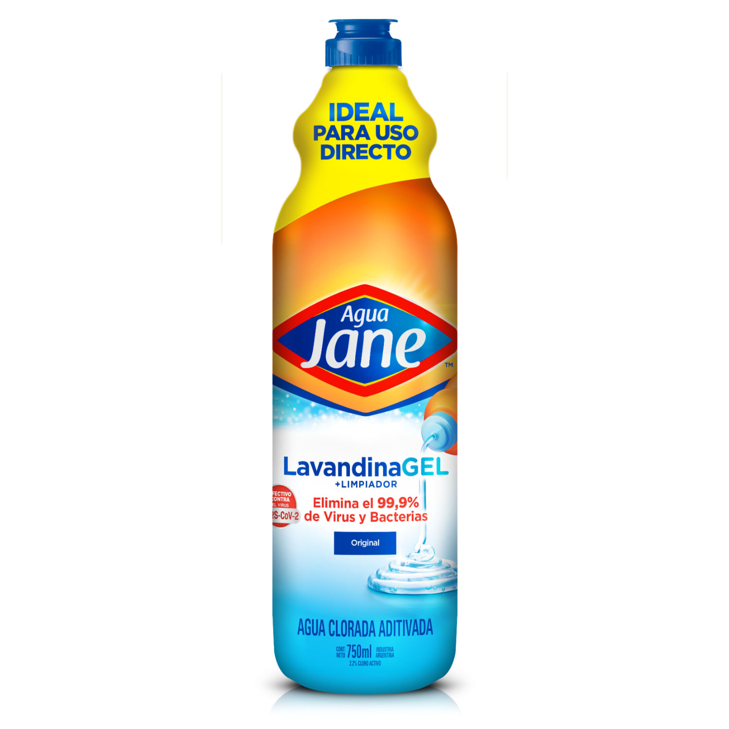 7793253005870 AGUA JANE EN GEL 750 ML. ORIGINAL (1176)