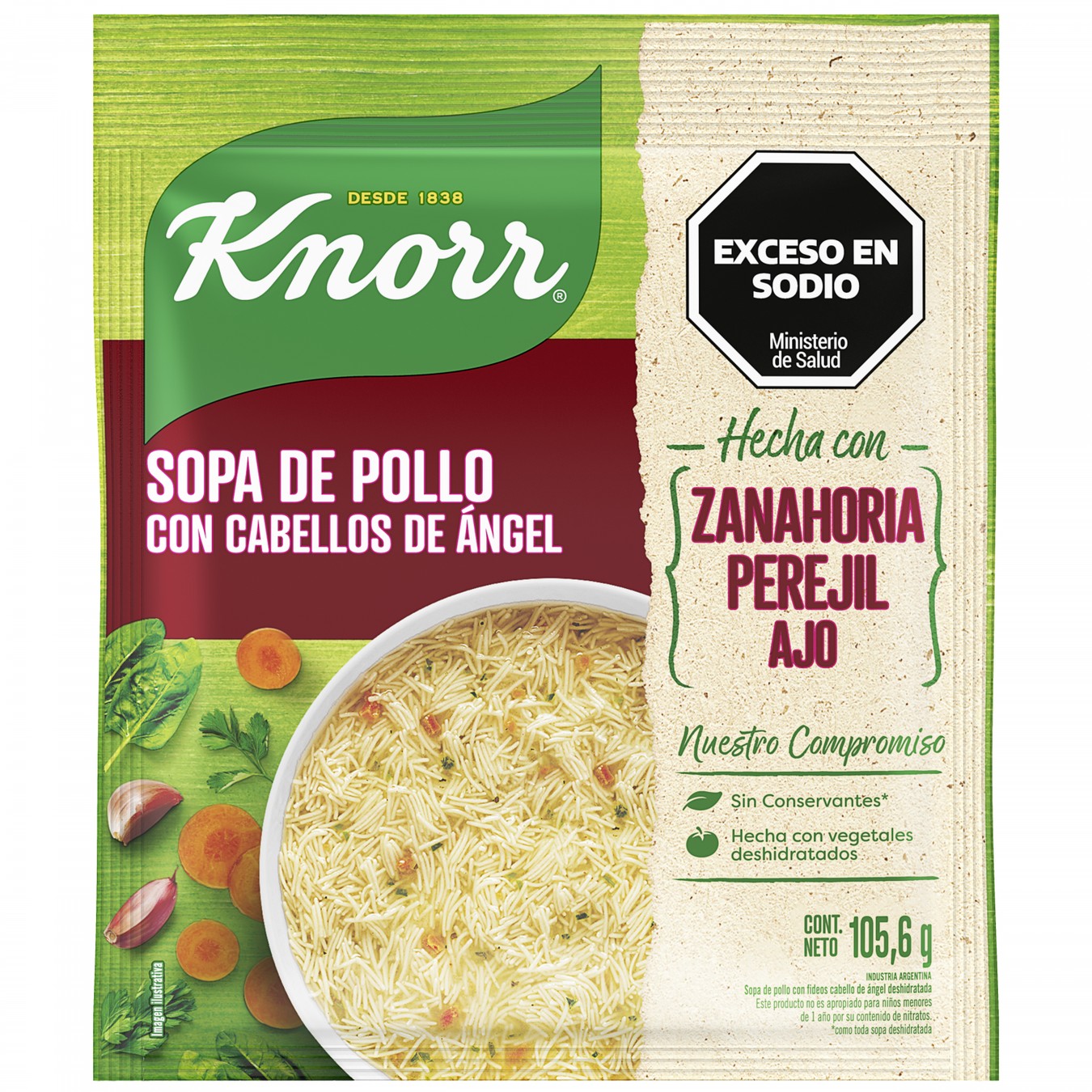 SOPA KNORR POLLO C/CAB. ANGEL 105,60 GRS. (69638347)