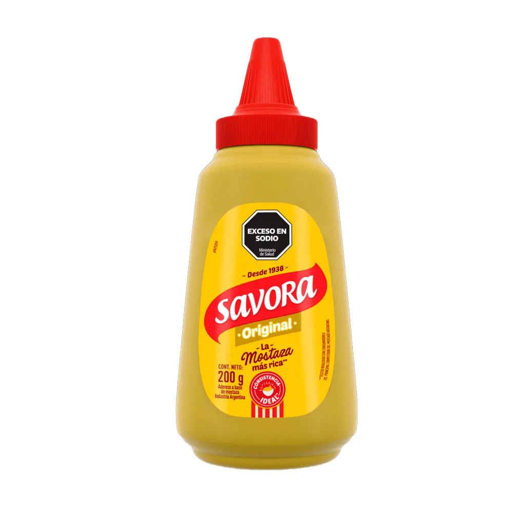 MOSTAZA SAVORA 200 GRS. POMO (69559632)