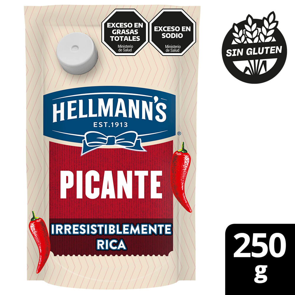 7794000008915 ADEREZO PICANTE HELLMANN`S S/TACC 250 GRS. (64361857)
