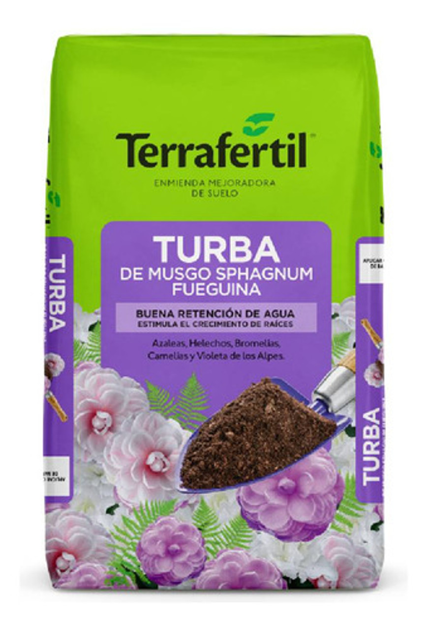 7794021000400 TURBA DE MUSGO SPHAGNUM FUEGUINA 5 LT. TERRAFERTIL (491303)